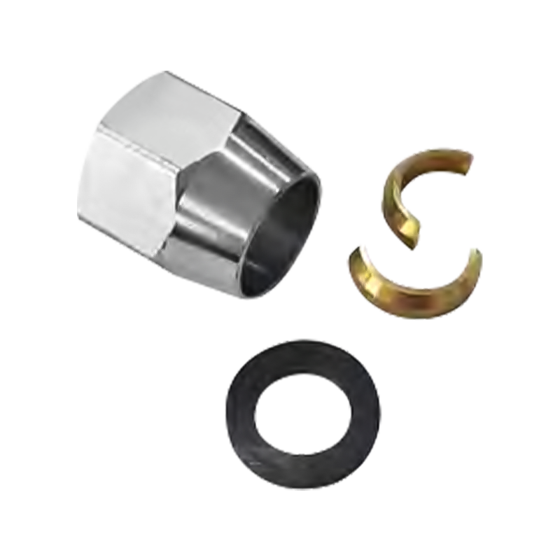 Mutter, kopparklipp för gasslangkontakt